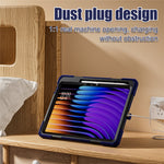 For Xiaomi Pad 8 Pro / Pad 8 / Pad 7 Pro / Pad 7 Case Rotary Kickstand PC+Silicone Hand Strap Tablet Cover