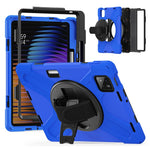 For Xiaomi Pad 8 Pro / Pad 8 / Pad 7 Pro / Pad 7 Case Rotary Kickstand PC+Silicone Hand Strap Tablet Cover