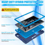 For Lenovo Tab M10 Plus (3rd Gen) / Xiaoxin Pad 2022 10.6 inch 125FU / 128FU Protective Case Robot Pattern Silicone+PC Tablet Anti-Scratch Cover Shockproof Portable Kickstand Case