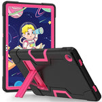 For Lenovo Tab M10 Plus (3rd Gen) / Xiaoxin Pad 2022 10.6 inch 125FU / 128FU Protective Case Robot Pattern Silicone+PC Tablet Anti-Scratch Cover Shockproof Portable Kickstand Case