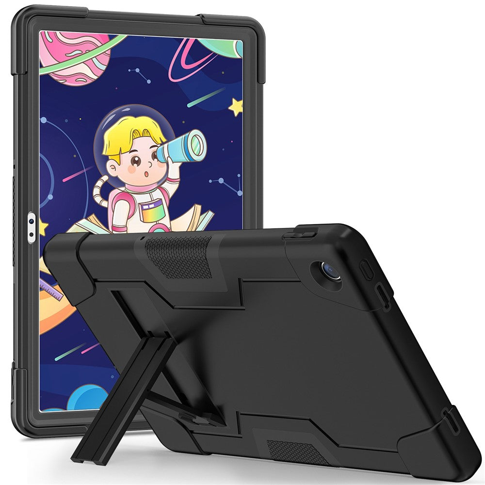 For Lenovo Tab M10 Plus (3rd Gen) / Xiaoxin Pad 2022 10.6 inch 125FU / 128FU Protective Case Robot Pattern Silicone+PC Tablet Anti-Scratch Cover Shockproof Portable Kickstand Case