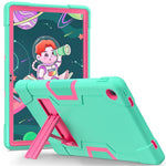 For Lenovo Tab M10 Plus (3rd Gen) / Xiaoxin Pad 2022 10.6 inch 125FU / 128FU Protective Case Robot Pattern Silicone+PC Tablet Anti-Scratch Cover Shockproof Portable Kickstand Case