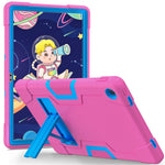 For Lenovo Tab M10 Plus (3rd Gen) / Xiaoxin Pad 2022 10.6 inch 125FU / 128FU Protective Case Robot Pattern Silicone+PC Tablet Anti-Scratch Cover Shockproof Portable Kickstand Case