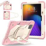 For Xiaomi Pad 7 Pro  /  Pad 7 Case Silicone+PC Kickstand Tablet Cover