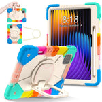 For Xiaomi Pad 7 Pro  /  Pad 7 Case Silicone+PC Kickstand Tablet Cover