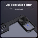 NILLKIN Bumper Leather Case Pro for Xiaomi Pad 7 Pro  /  Pad 7 Slide Camera Lid Origami Stand Tablet Cover Auto Wake  /  Sleep