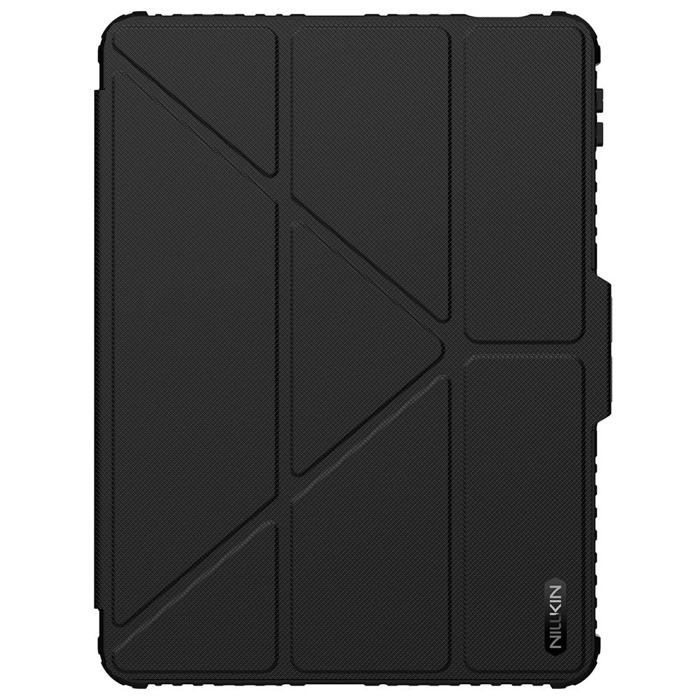 NILLKIN Bumper Leather Case Pro for Xiaomi Pad 7 Pro  /  Pad 7 Slide Camera Lid Origami Stand Tablet Cover Auto Wake  /  Sleep