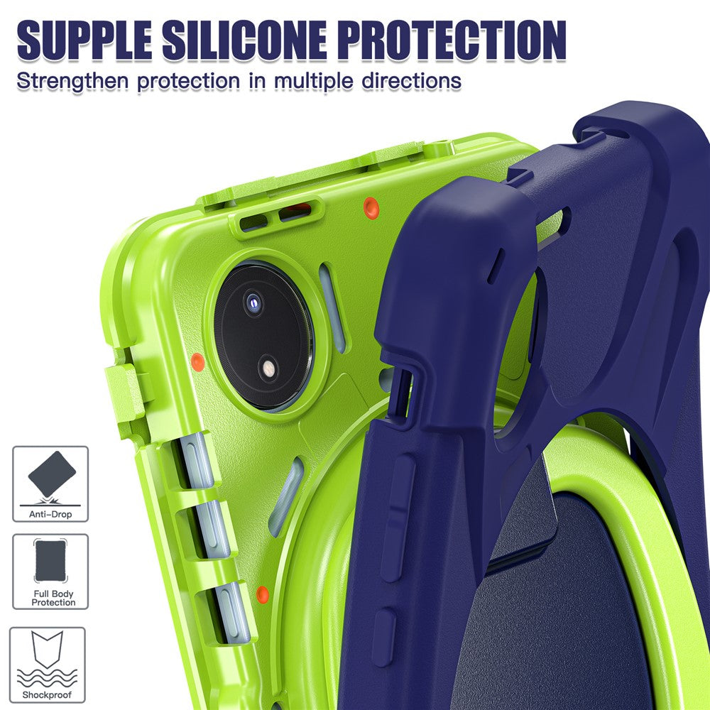 For Xiaomi Redmi Pad SE 4G 8.7 inch Tablet Case Kickstand PC TPU Silicone Back Cover