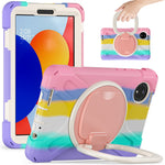 For Xiaomi Redmi Pad SE 4G 8.7 inch Tablet Case Kickstand PC TPU Silicone Back Cover