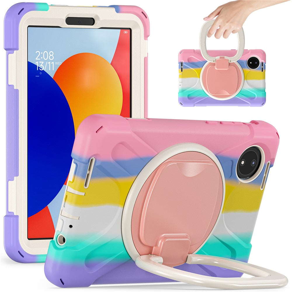 For Xiaomi Redmi Pad SE 4G 8.7 inch Tablet Case Kickstand PC TPU Silicone Back Cover