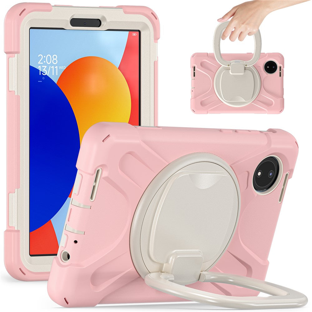 For Xiaomi Redmi Pad SE 4G 8.7 inch Tablet Case Kickstand PC TPU Silicone Back Cover