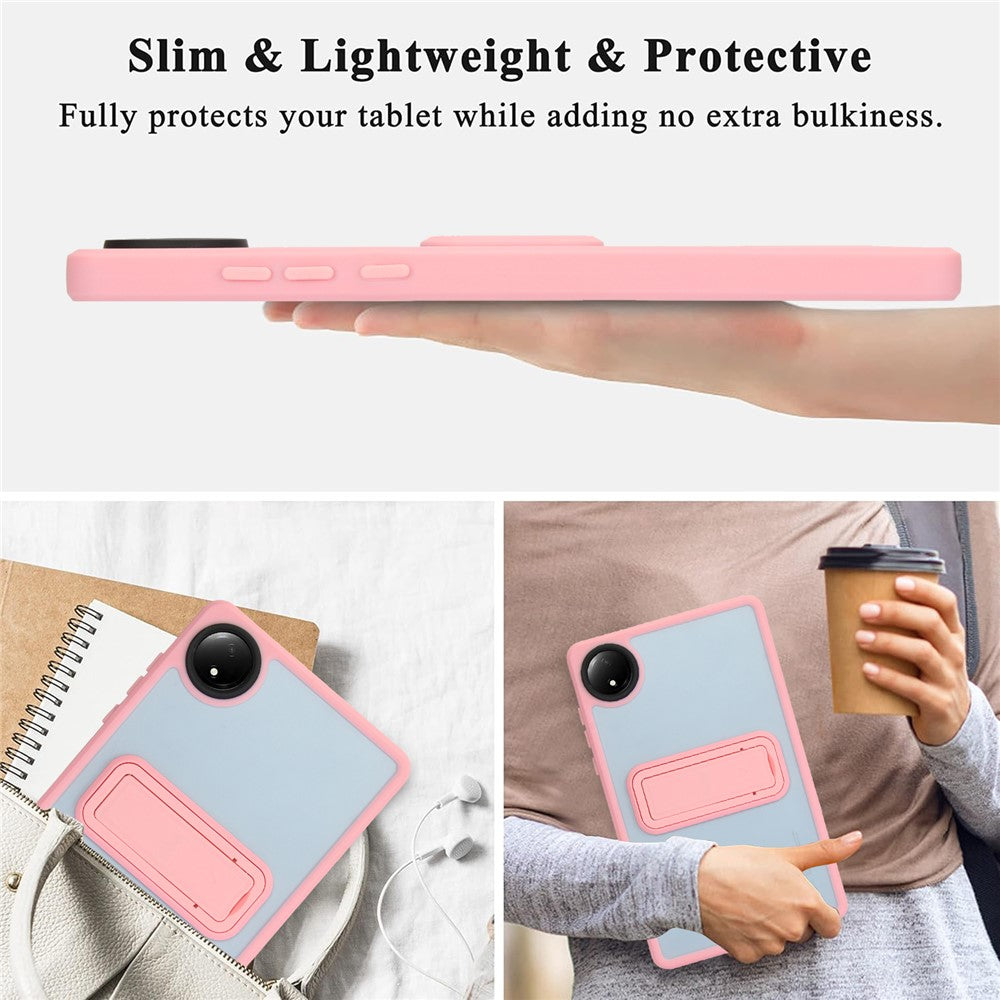 For Xiaomi Redmi Pad SE 4G 8.7 inch Case with Kickstand TPU + PC Skin-Touch Tablet Cover