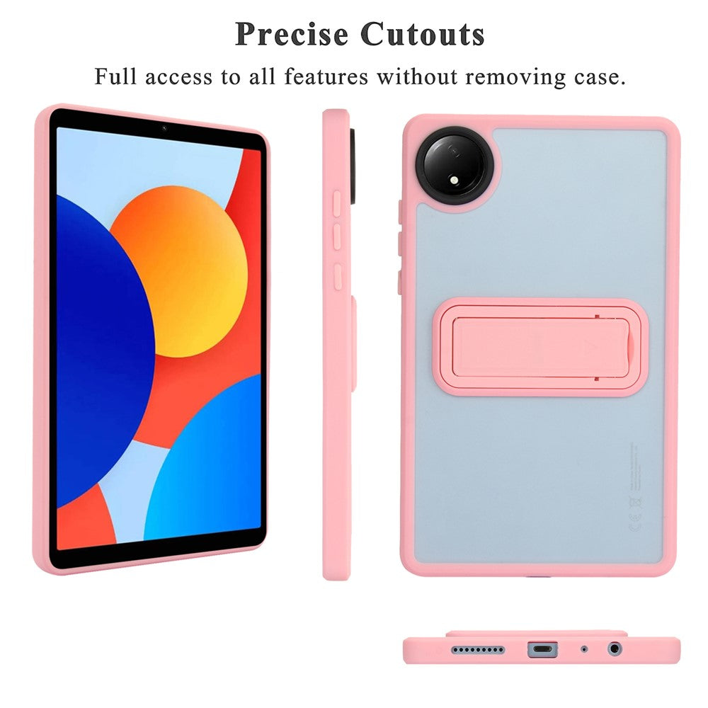 For Xiaomi Redmi Pad SE 4G 8.7 inch Case with Kickstand TPU + PC Skin-Touch Tablet Cover