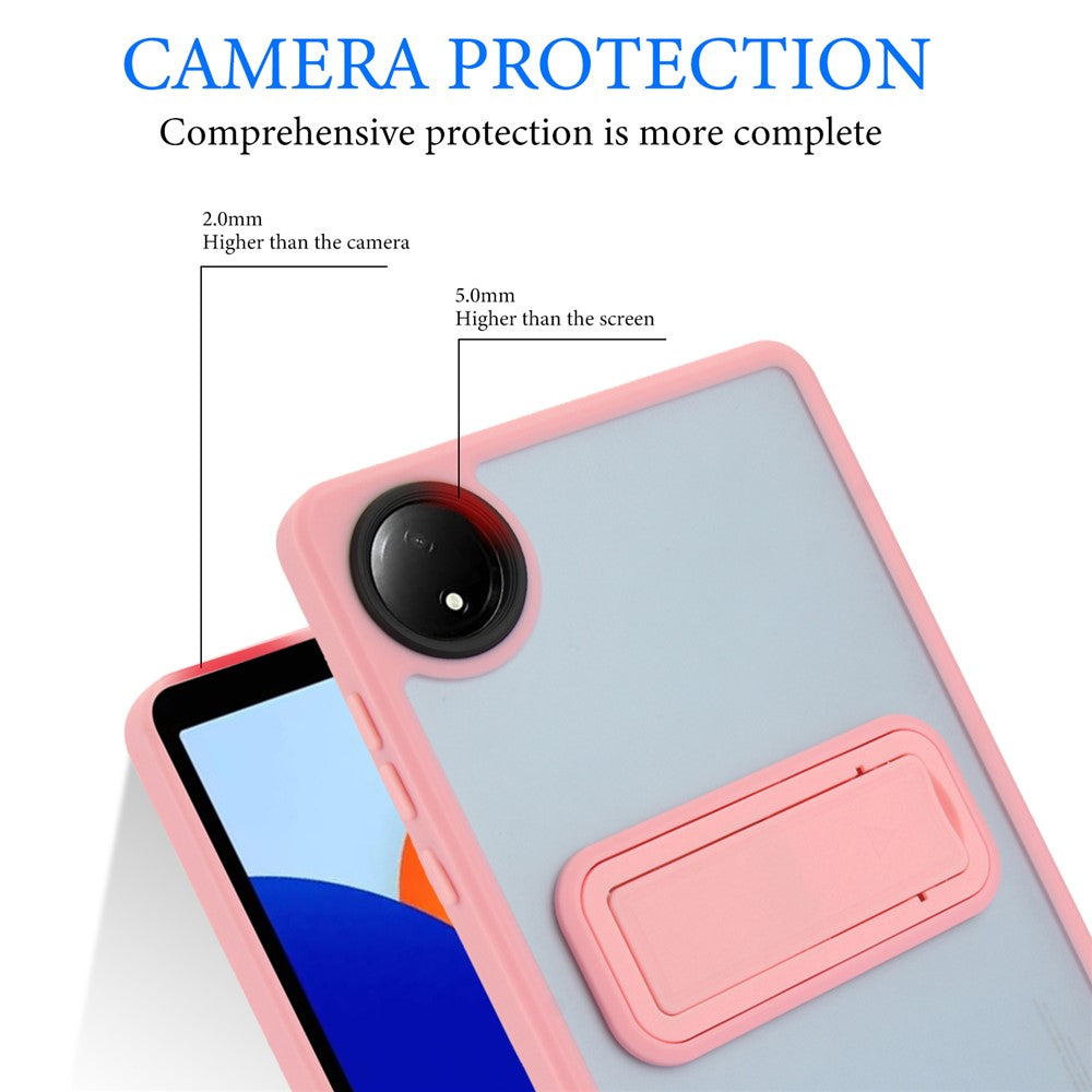 For Xiaomi Redmi Pad SE 4G 8.7 inch Case with Kickstand TPU + PC Skin-Touch Tablet Cover