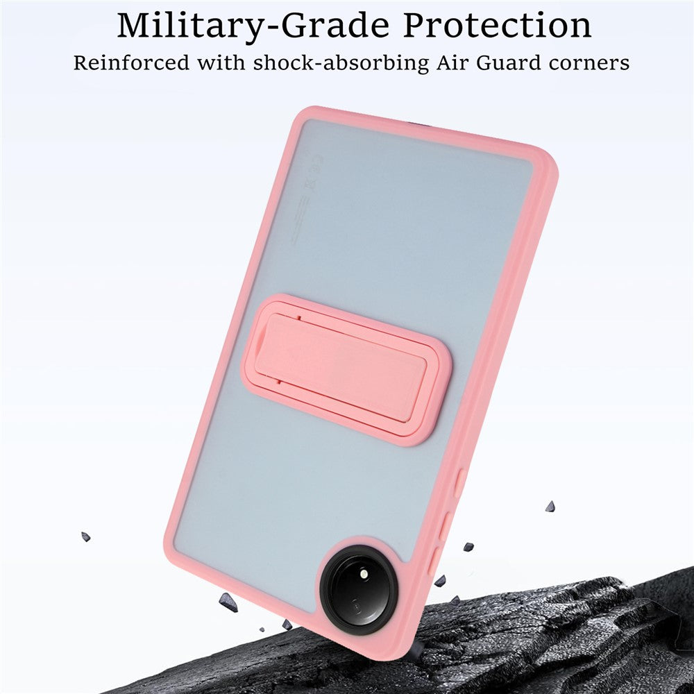For Xiaomi Redmi Pad SE 4G 8.7 inch Case with Kickstand TPU + PC Skin-Touch Tablet Cover