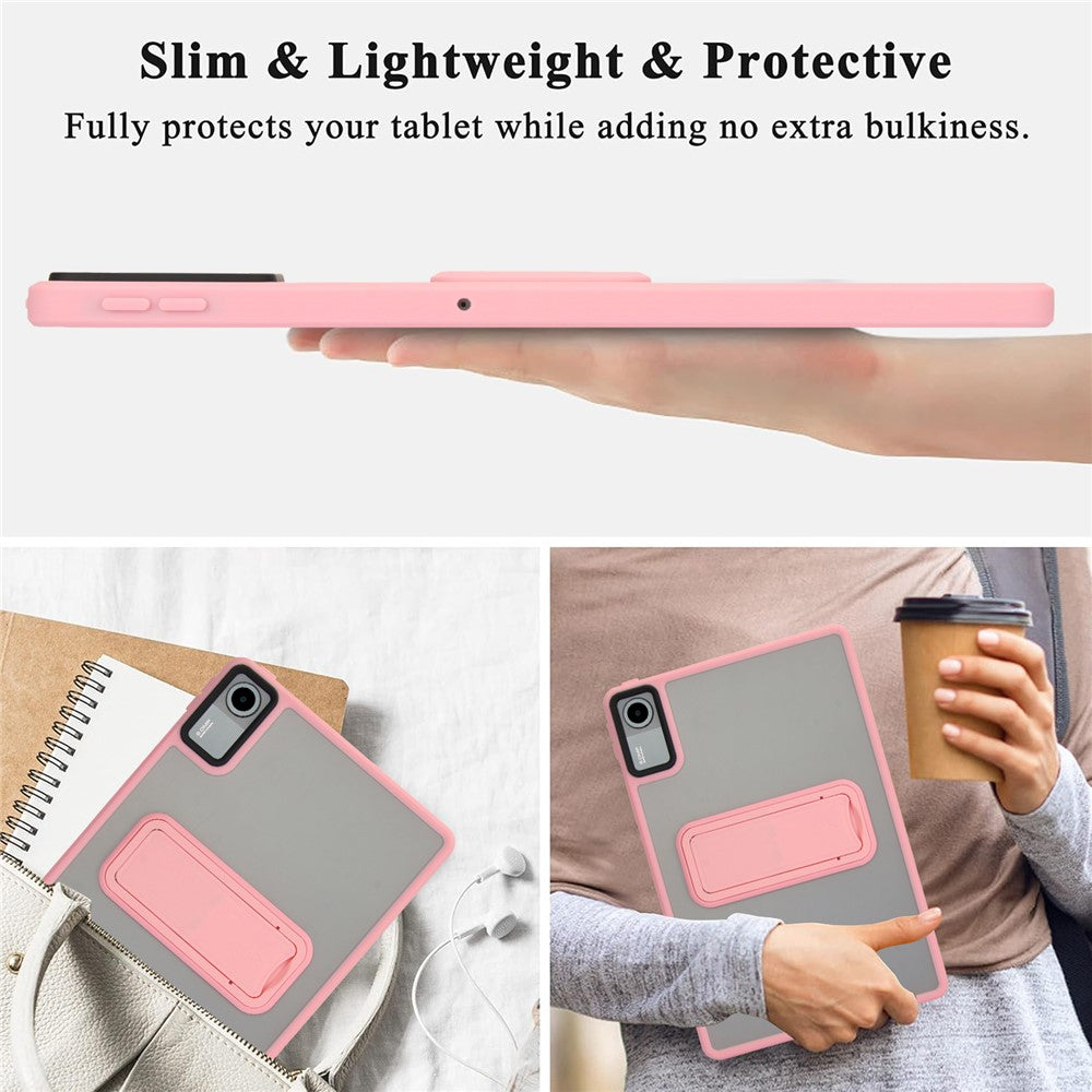 For Xiaomi Redmi Pad SE Case with Kickstand TPU + PC Skin-Touch Tablet Cover