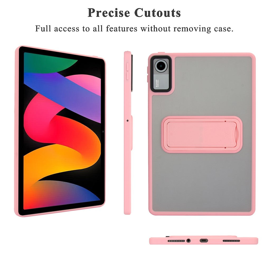 For Xiaomi Redmi Pad SE Case with Kickstand TPU + PC Skin-Touch Tablet Cover