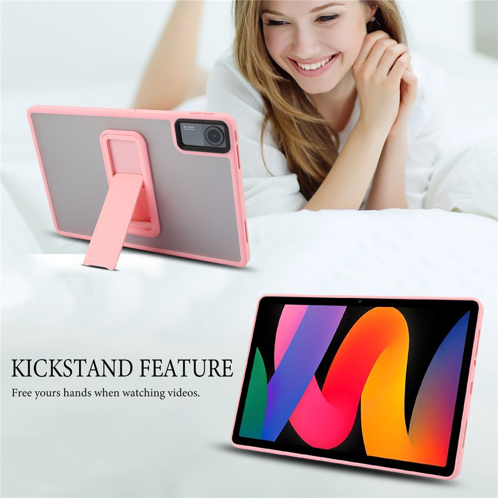 For Xiaomi Redmi Pad SE Case with Kickstand TPU + PC Skin-Touch Tablet Cover