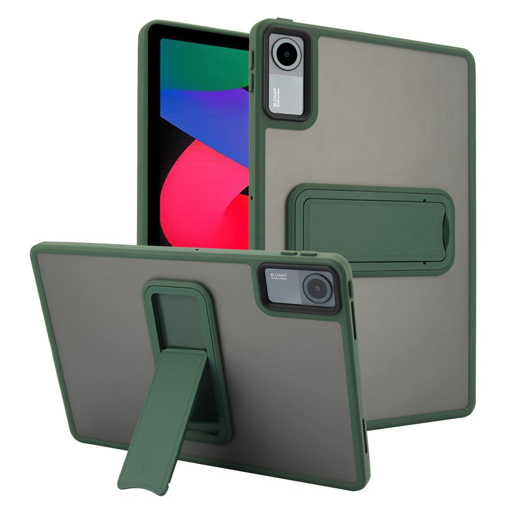 For Xiaomi Redmi Pad SE Case with Kickstand TPU + PC Skin-Touch Tablet Cover