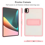 For Xiaomi Pad 5 / Pad 5 Pro Case with Kickstand TPU + PC Skin-Touch Tablet Cover