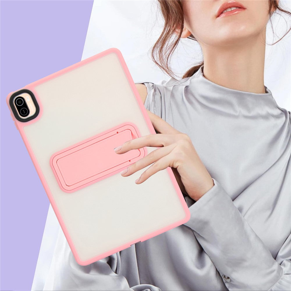 For Xiaomi Pad 5 / Pad 5 Pro Case with Kickstand TPU + PC Skin-Touch Tablet Cover