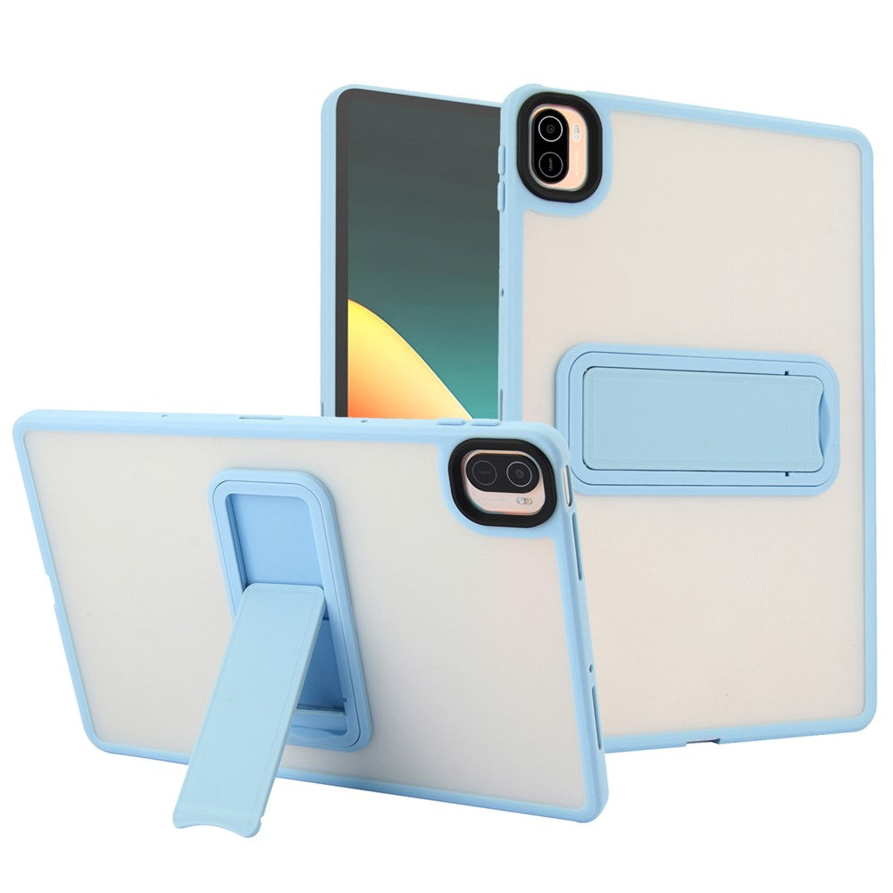 For Xiaomi Pad 5 / Pad 5 Pro Case with Kickstand TPU + PC Skin-Touch Tablet Cover