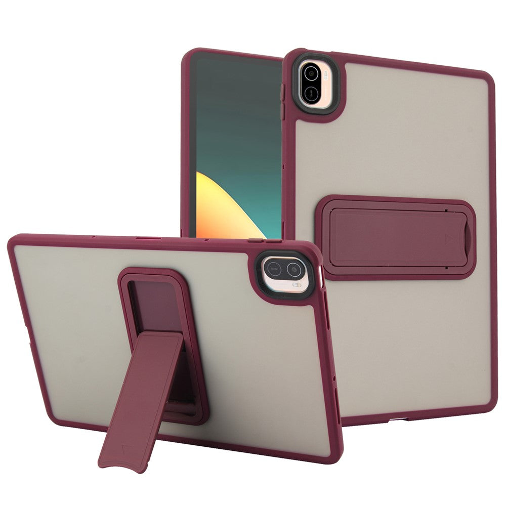 For Xiaomi Pad 5 / Pad 5 Pro Case with Kickstand TPU + PC Skin-Touch Tablet Cover