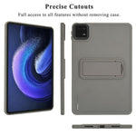 For Xiaomi Pad 6 / Pad 6 Pro Case with Kickstand TPU + PC Skin-Touch Tablet Cover
