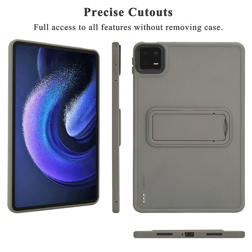 For Xiaomi Pad 6 / Pad 6 Pro Case with Kickstand TPU + PC Skin-Touch Tablet Cover