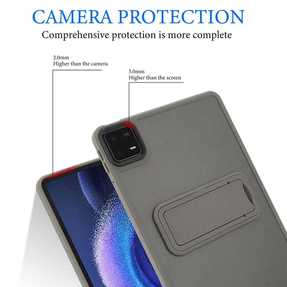 For Xiaomi Pad 6 / Pad 6 Pro Case with Kickstand TPU + PC Skin-Touch Tablet Cover