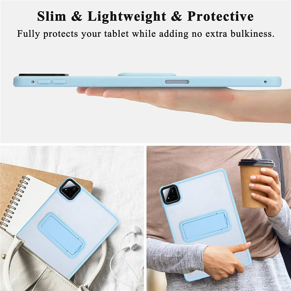 For Xiaomi Pad 7 / Pad 7 Pro Case with Kickstand TPU + PC Skin-Touch Tablet Cover