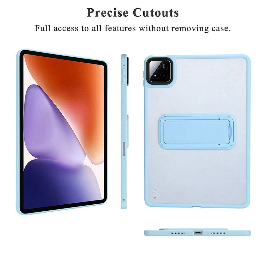 For Xiaomi Pad 7 / Pad 7 Pro Case with Kickstand TPU + PC Skin-Touch Tablet Cover