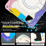For Xiaomi Pad 7 / Pad 7 Pro Case Hand Grip Kickstand PC + Silicone Tablet Cover with Pencil Holder