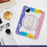 For Xiaomi Pad 7 / Pad 7 Pro Kickstand Case Hand Strap PC + Silicone Tablet Cover with Pencil Holder