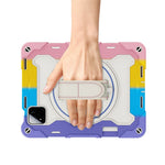 For Xiaomi Pad 7 / Pad 7 Pro Kickstand Case Hand Strap PC + Silicone Tablet Cover with Pencil Holder