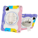For Xiaomi Pad 7 / Pad 7 Pro Kickstand Case Hand Strap PC + Silicone Tablet Cover with Pencil Holder