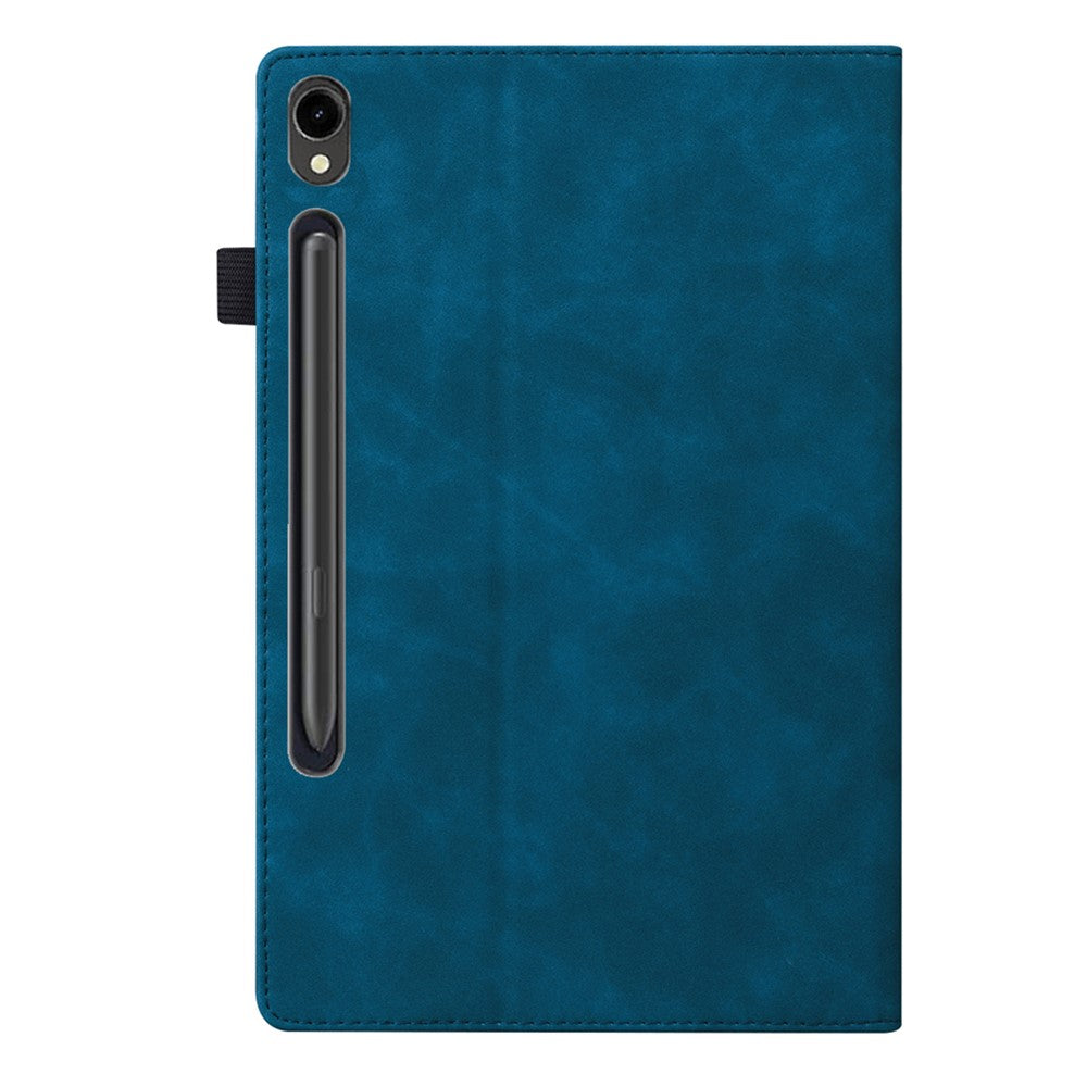 Til Samsung Galaxy Tab S10 FE+ Cover PU Læder Beskyttende Folio Tablet Cover med Kortlomme