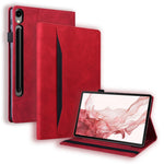 Til Samsung Galaxy Tab S10 FE+ Cover PU Læder Beskyttende Folio Tablet Cover med Kortlomme