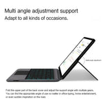 Läderfodral för Oppo Pad 3 + Pekplatta Bluetooth-kompatibelt tangentbord med bakgrundsbelysning