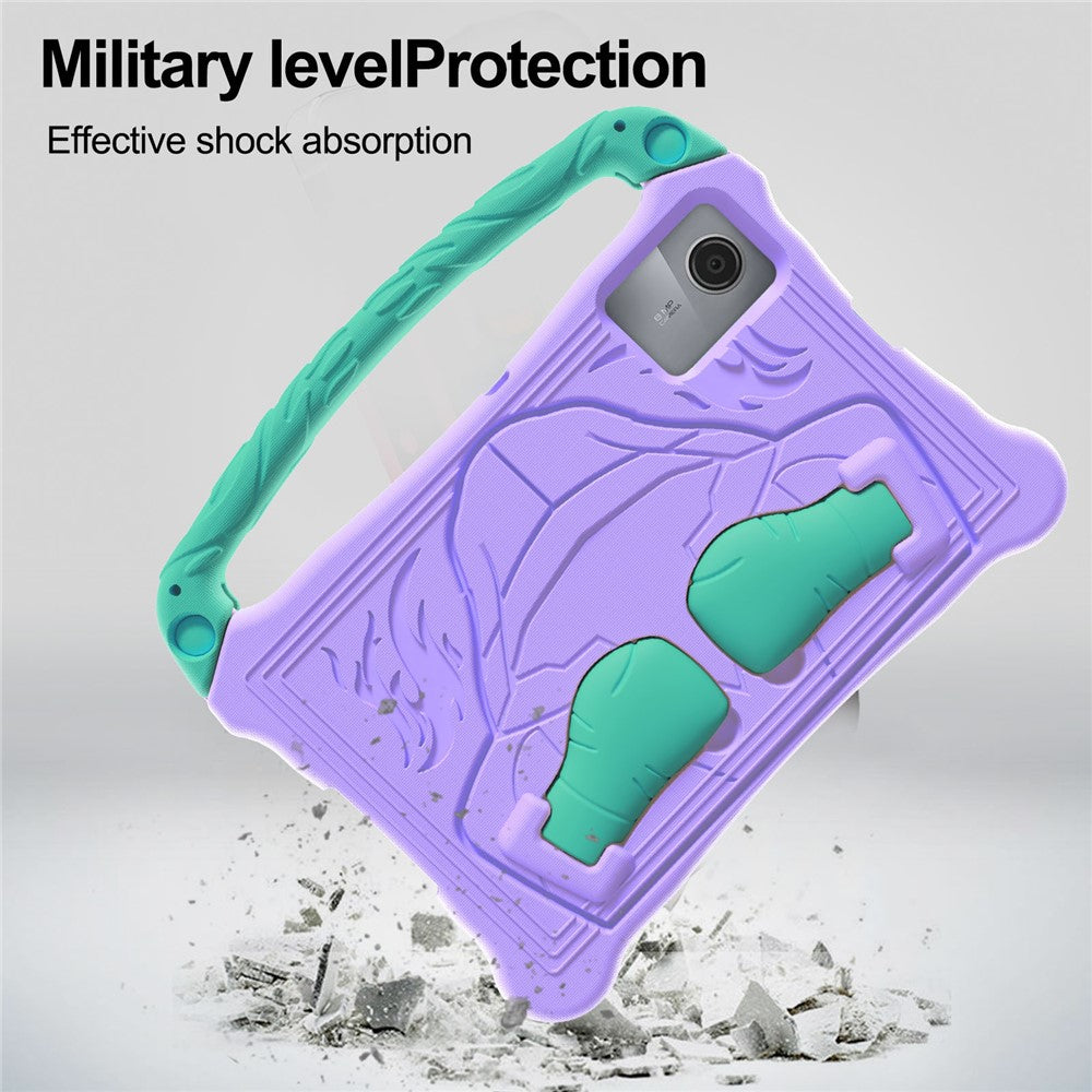For Lenovo Tab M11  /  Xiaoxin Pad 11 2024 Case Boxing Style EVA Tablet Cover with Handle Kickstand