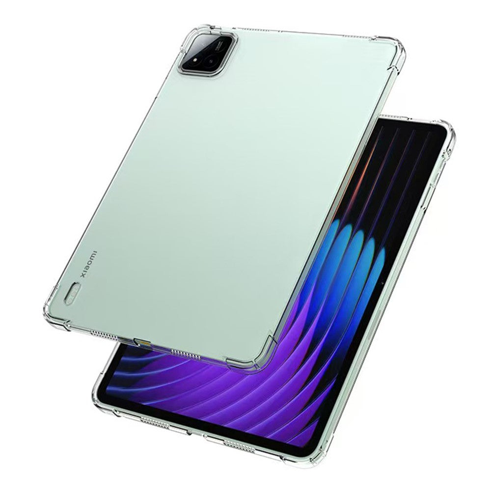 For Xiaomi Pad 7 Pro  /  Pad 7 Case Four Corner Shockproof Clear Tablet TPU Cover