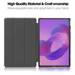 For Lenovo Idea Tab Pro PU Leather Tablet Case Anti-drop Tri-Fold Stand Slim Protective Cover