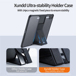 XUNDD For Samsung Galaxy Tab S10+ / Tab S9+ Case Leather Kickstand TPU + PC Airbag Protection Tablet Cover
