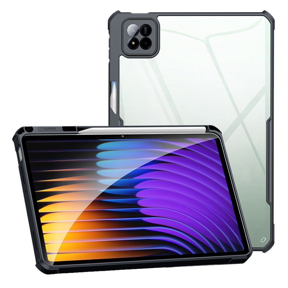 XUNDD For Xiaomi Pad 7 / Pad 7 Pro Case Transparent PC + TPU Drop Protection Tablet Cover