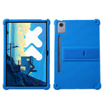 For Lenovo Xiaoxin Pad Pro 12.7 Inch / Pad Pro 12.7 (2025) Silicone Case with Kickstand Rugged Protective Cover