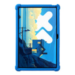 For Lenovo Xiaoxin Pad Pro 12.7 Inch / Pad Pro 12.7 (2025) Silicone Case with Kickstand Rugged Protective Cover