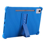 For Lenovo Xiaoxin Pad Pro 12.7 Inch / Pad Pro 12.7 (2025) Silicone Case with Kickstand Rugged Protective Cover