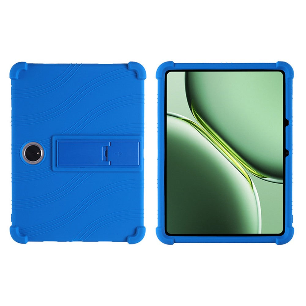 For Oppo Pad 3 / OnePlus Pad Pro Silicone Case with Kickstand Rugged Protective Cover