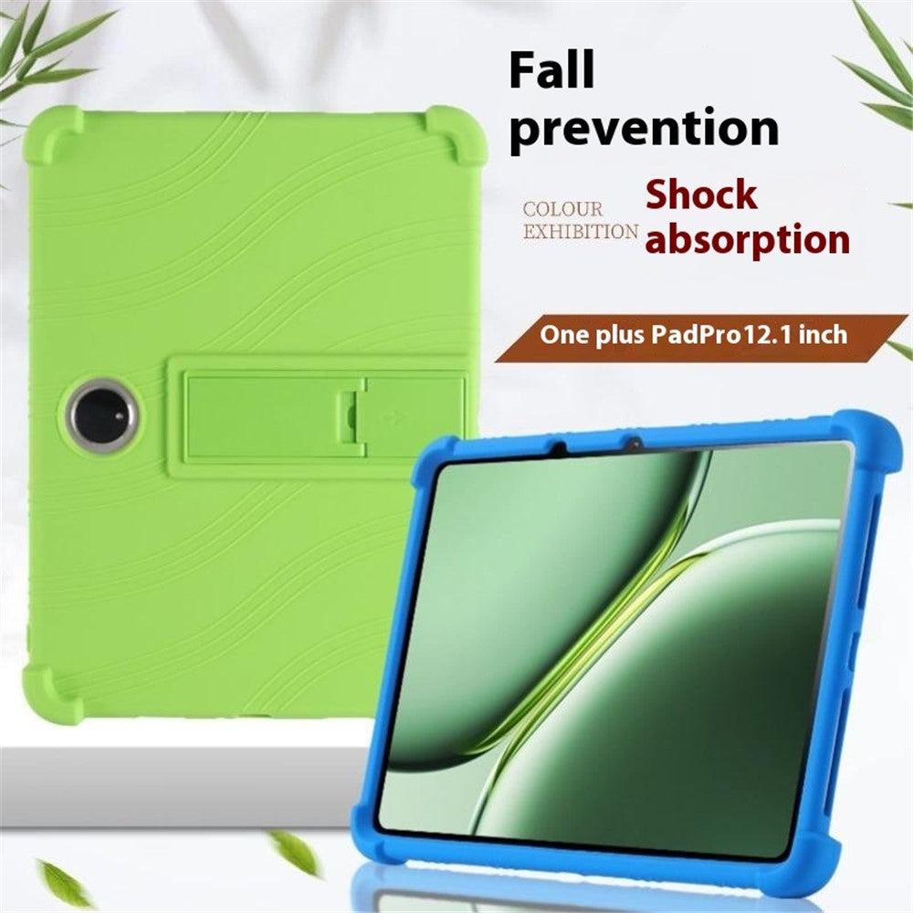 Oppo Pad 3 / OnePlus Pad Pro Silikonskal med Stöd Robust Skyddande Fodral