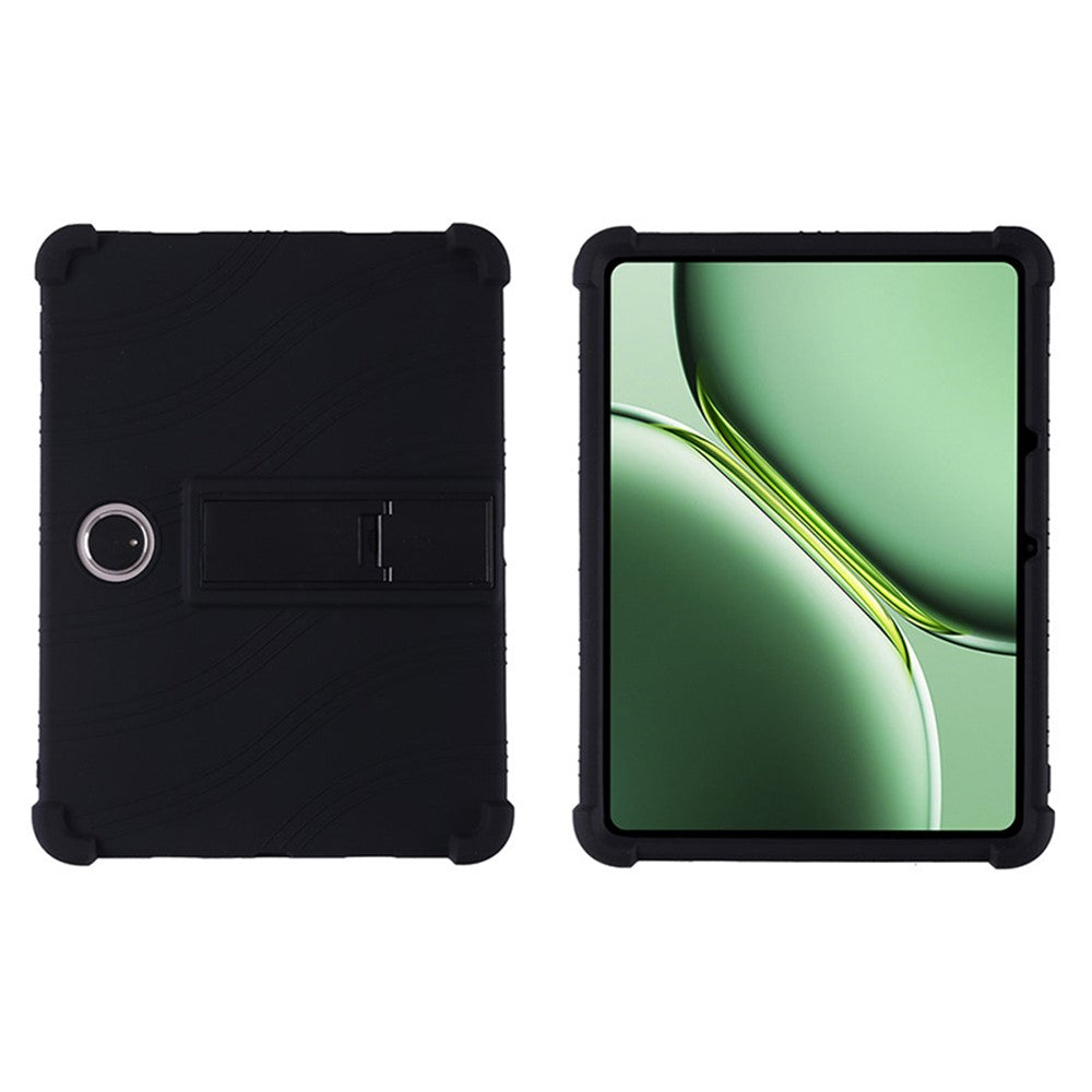 For Oppo Pad 3 / OnePlus Pad Pro Silicone Case with Kickstand Rugged Protective Cover